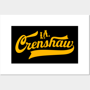 Los Angeles Crenshaw classic - Crenshaw LA - L.A. Crenshaw Logo Posters and Art